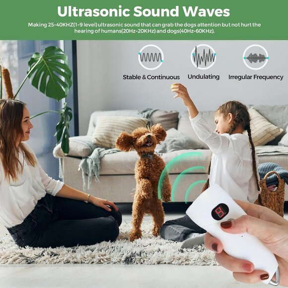 Portable Ultrasonic Dog Barking Deterrent Anti Barking Device - Picture 7 of 9